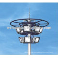 polygonal high mast lighting pole for street, road and square application